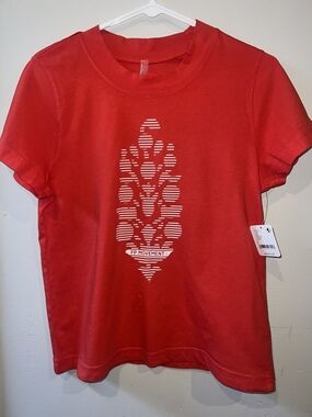 FP Movement by Free People Red Short-Sleeve Graphic Tee